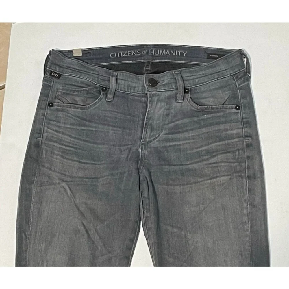 Citizens of Humanity jeans womens 25 Aveden low rise skinny 25 x 30 gray - Picture 3 of 11